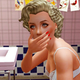 Illustration for article titled Marilyn Monroe Eats Pizza, Sleeps Alone in The Sims